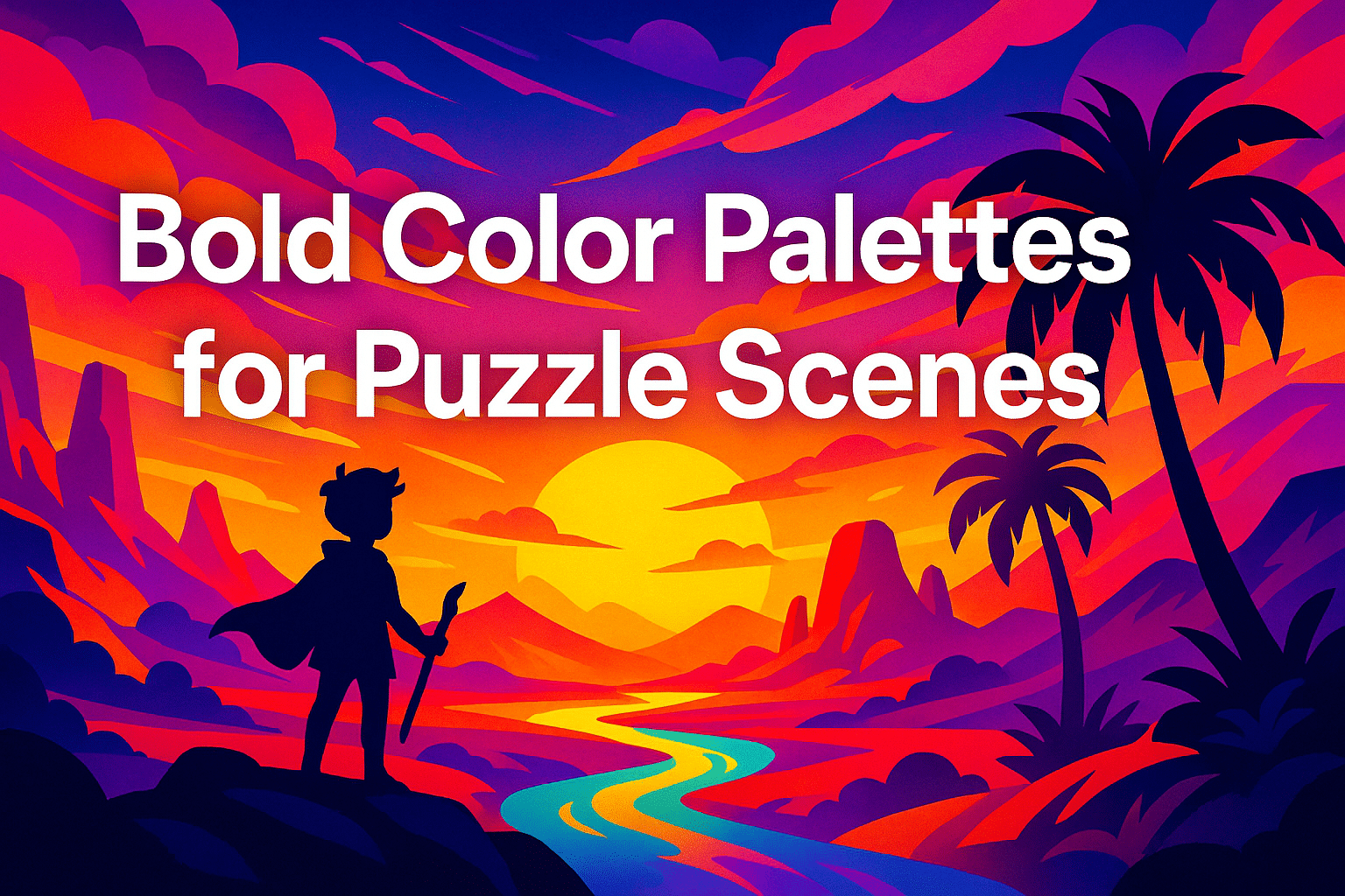 Bold Color Palettes That Make Great Puzzle Scenes