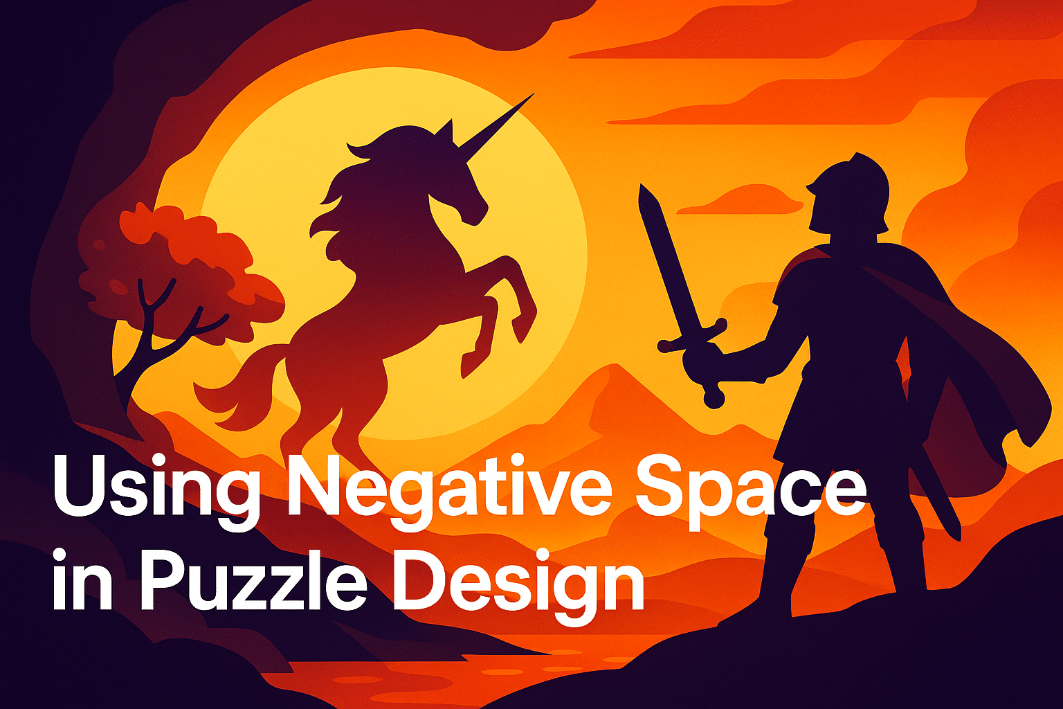 Using Negative Space in Puzzle Design